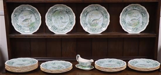 A Copeland Spode fish service